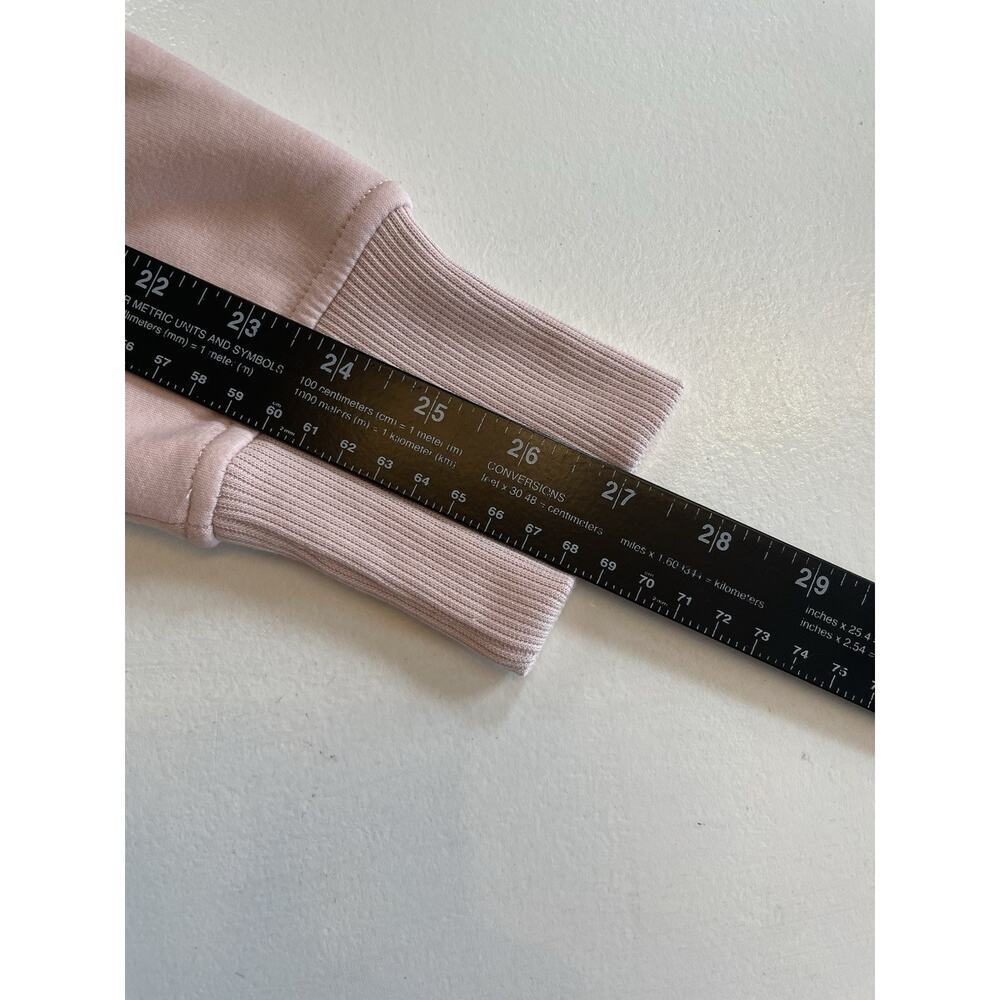 Member's Mark Women Jogger Jacket, Sherpa Lined Jacket Light Pink Soft Size XS - Picture 5 of 14